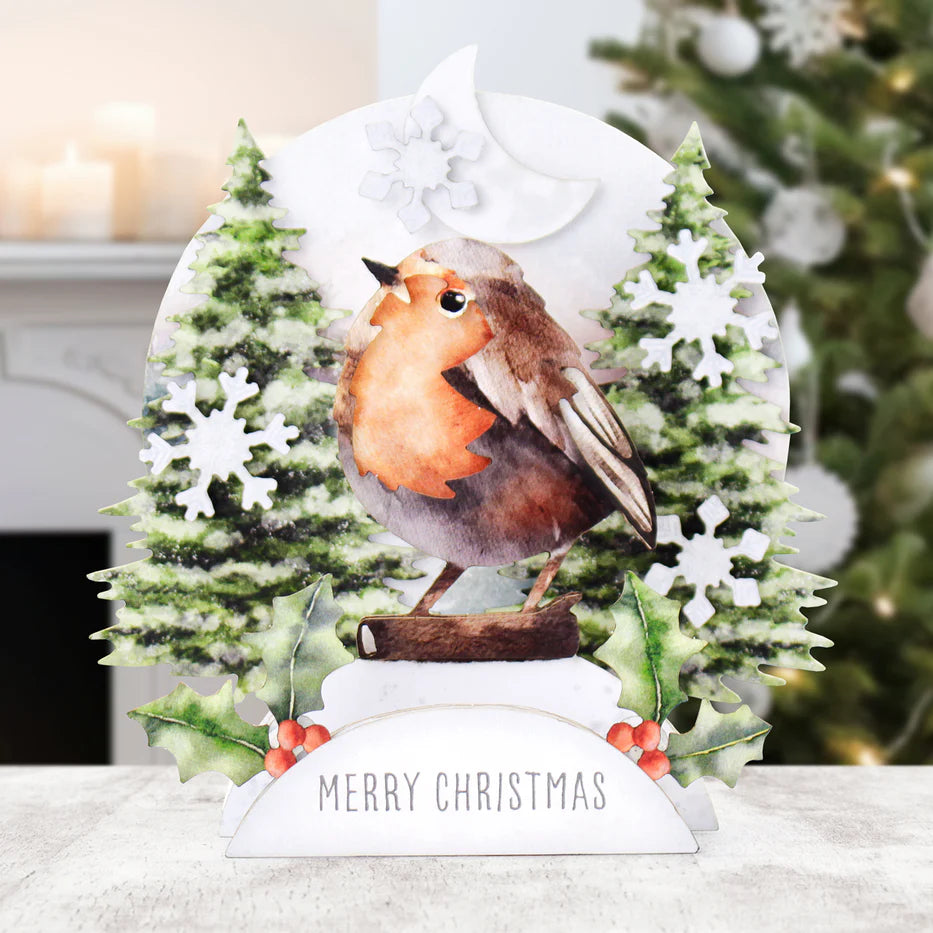 Katy Sue - Watercolour Christmas Animals - Pop Up Card Making Kit