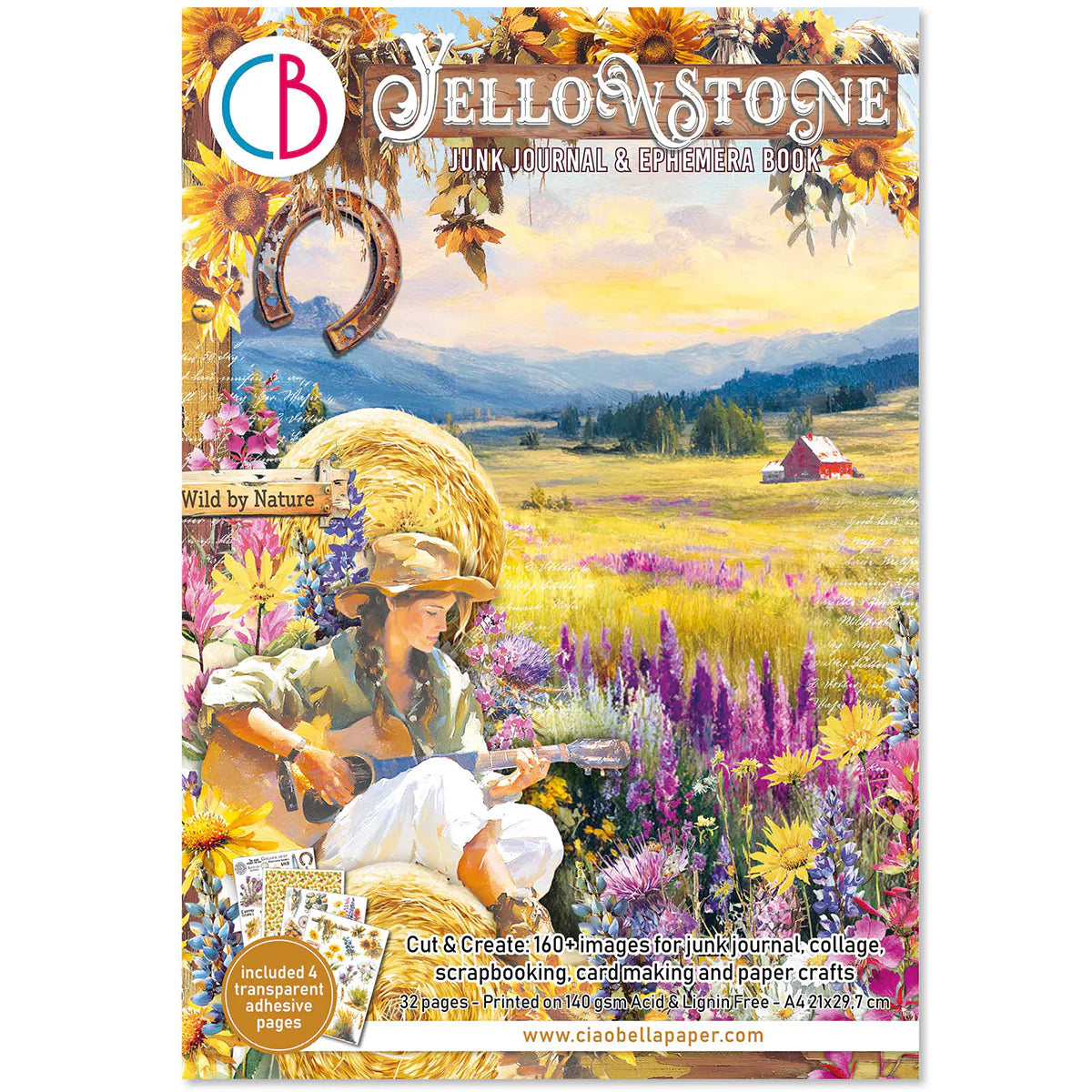 Ciao Bella - Junk Journal & Ephemera Book - Yellowstone