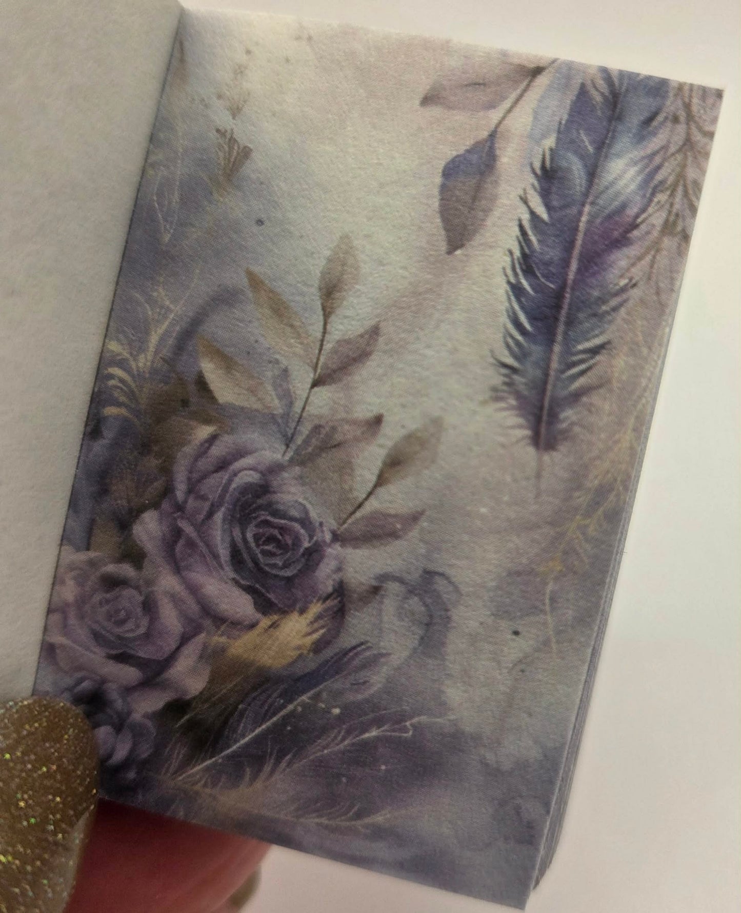 Mini Ephemera books - Purple Memories