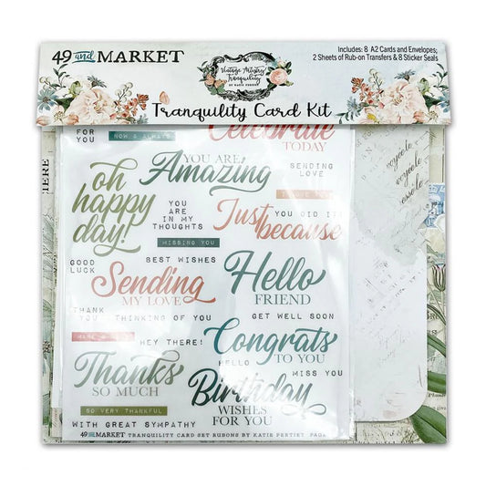 49 And Market - Card Kit  - Vintage Artistry Tranquility