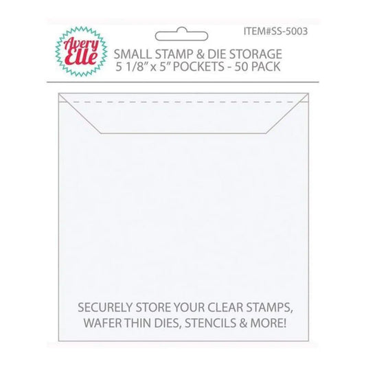 Avery Elle - Small Stamp & Dies Storage Pockets 50pack