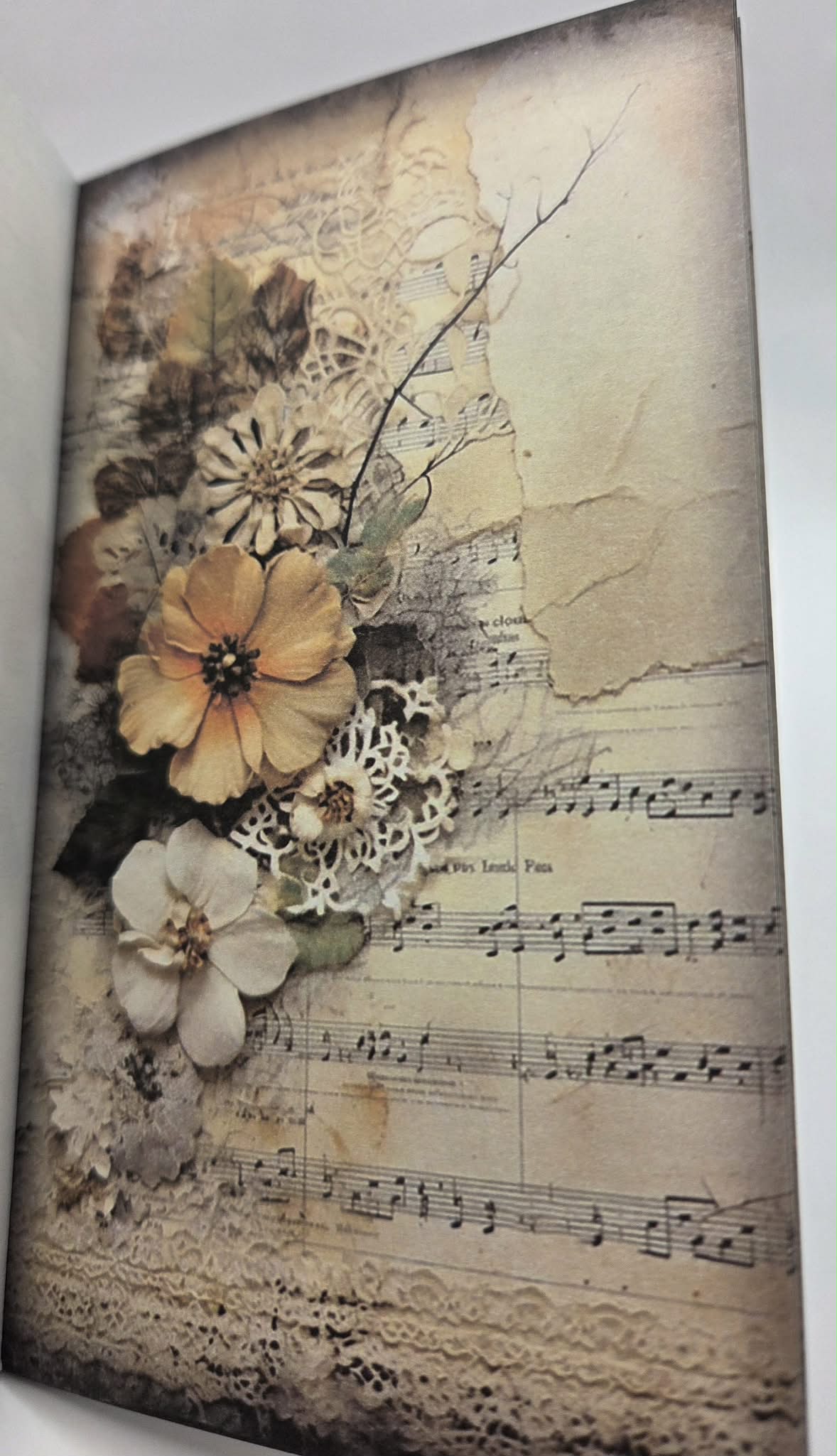Mini Background Pad - Rustic Floral