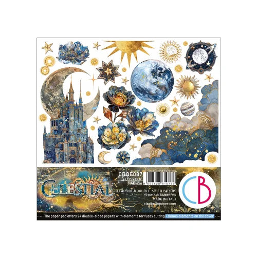 Ciao Bella -  Celestial Fussy Cut Pad 6x6 24/Pkg