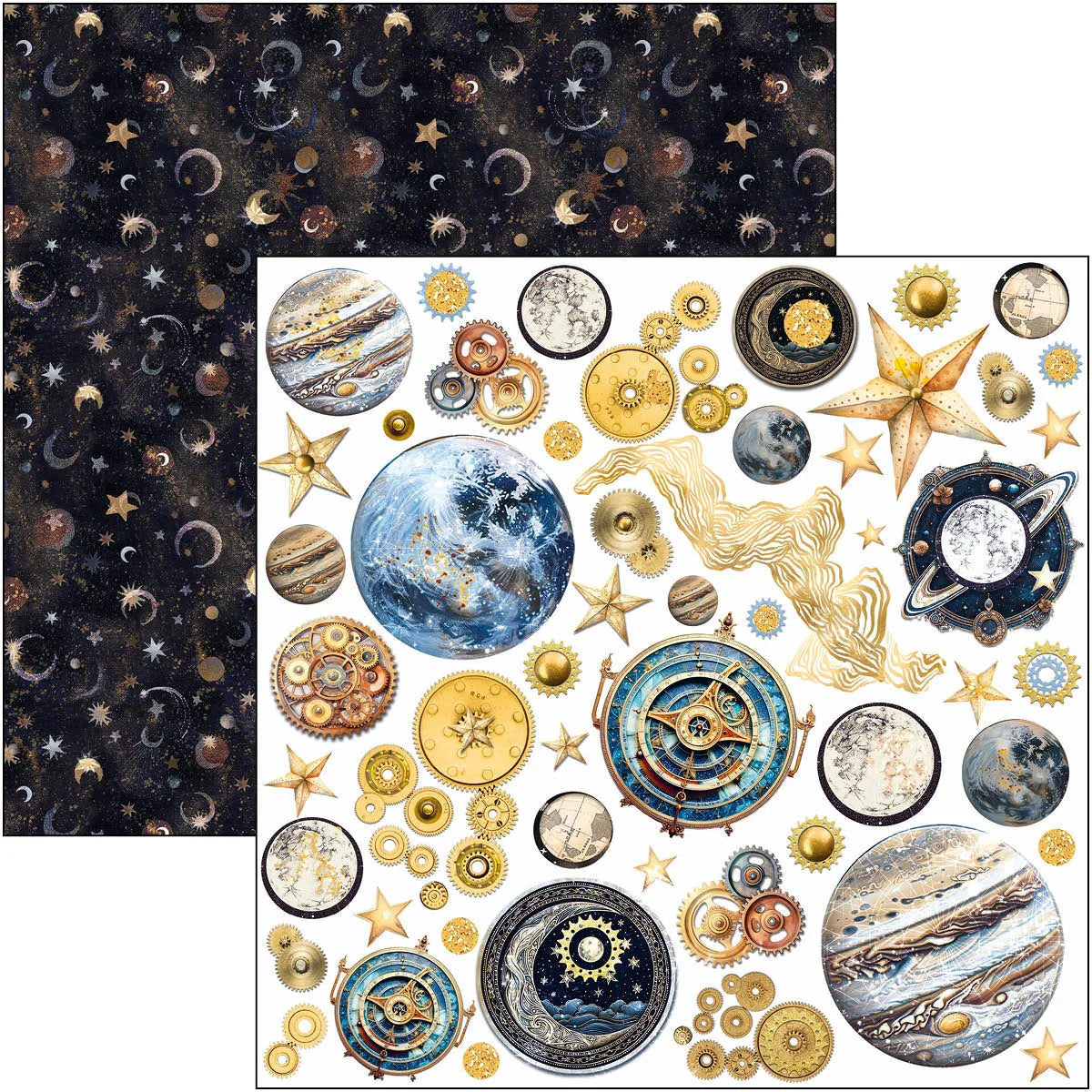 Ciao Bella -  Celestial Fussy Cut Pad 6x6 24/Pkg