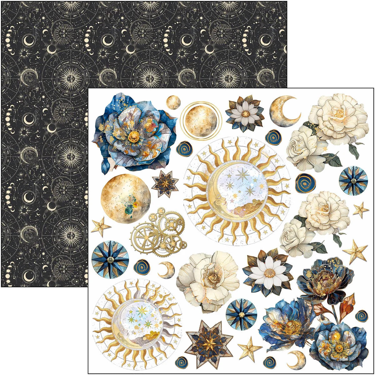 Ciao Bella -  Celestial Fussy Cut Pad 6x6 24/Pkg