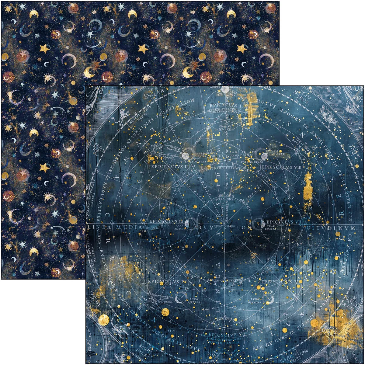 Ciao Bella -  Celestial Paper Pad 12x12 12Pkg