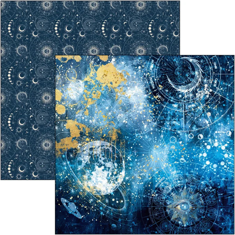 Ciao Bella -  Celestial Paper Pad 12x12 12Pkg