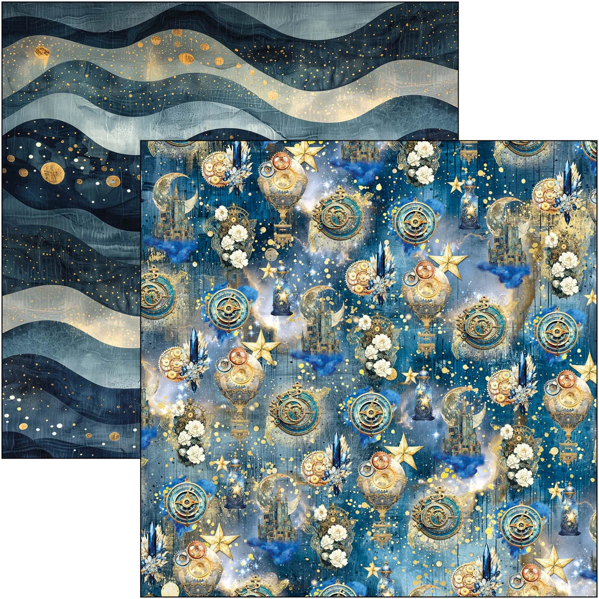 Ciao Bella -  Celestial Paper Pad 12x12 12Pkg
