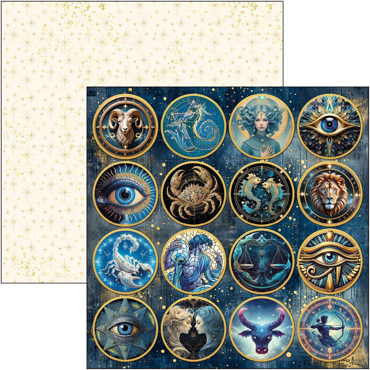 Ciao Bella -  Celestial Paper Pad 12x12 12Pkg
