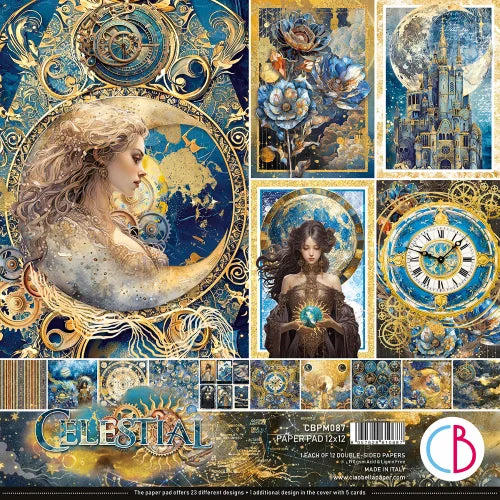 Ciao Bella -  Celestial Paper Pad 12x12 12Pkg