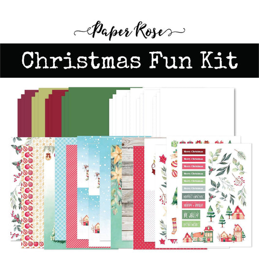 Paper Rose - Christmas Fun  Cardmaking Kit