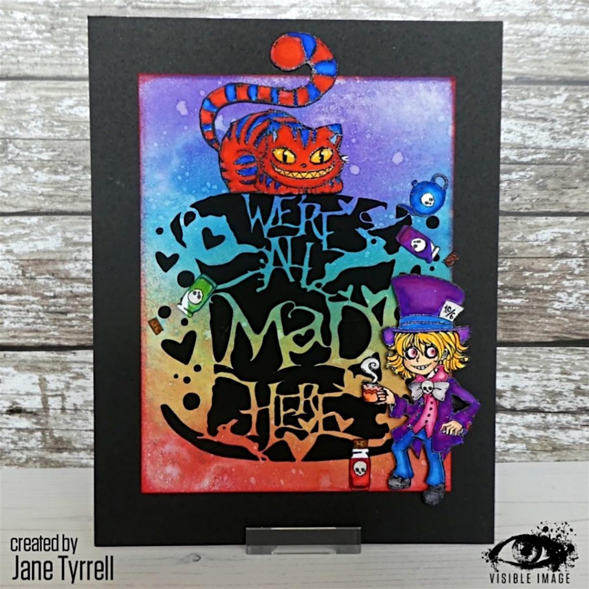 Visible Image Stencils - Mad Here