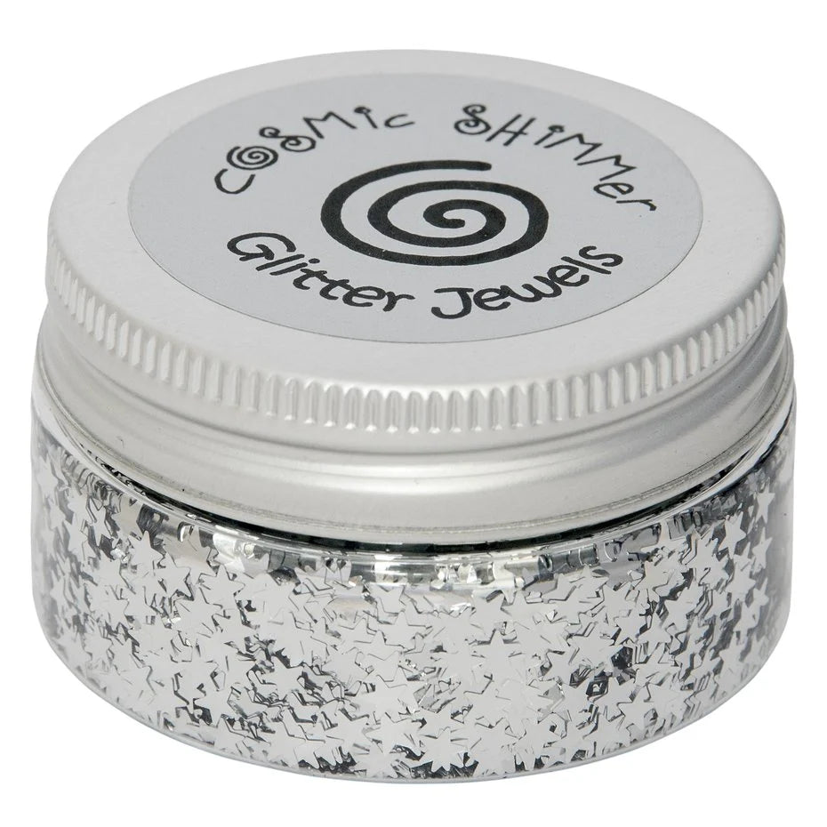 Cosmic Shimmer - Glitter Jewels - Silver Stars