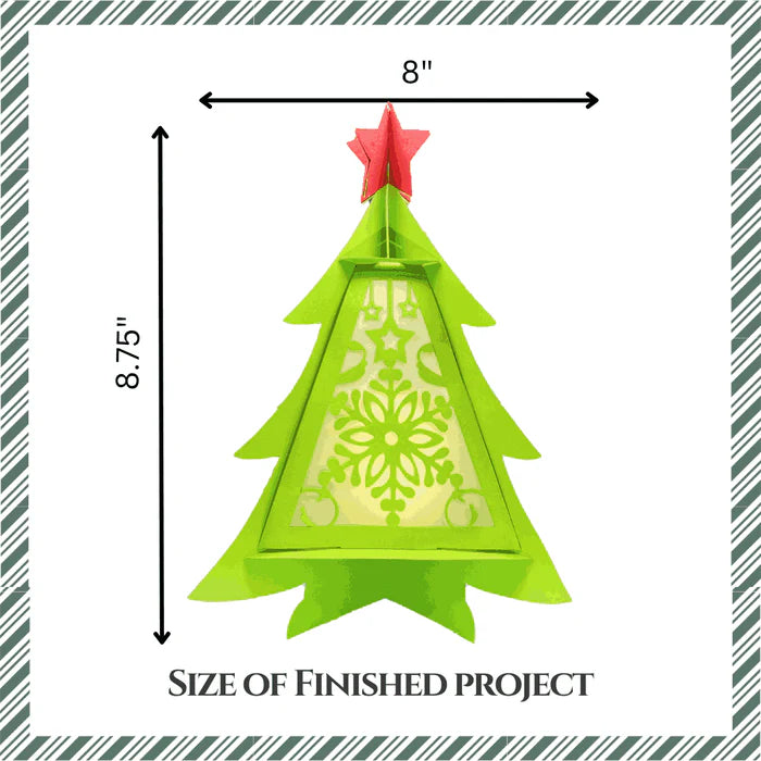 Craftreat - DIY Paper Lanterns - Christmas Tree