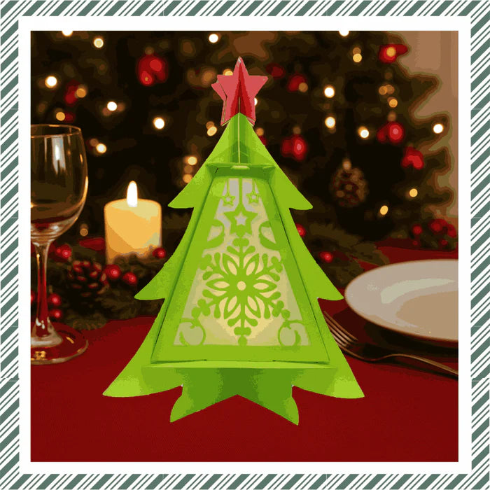 Craftreat - DIY Paper Lanterns - Christmas Tree