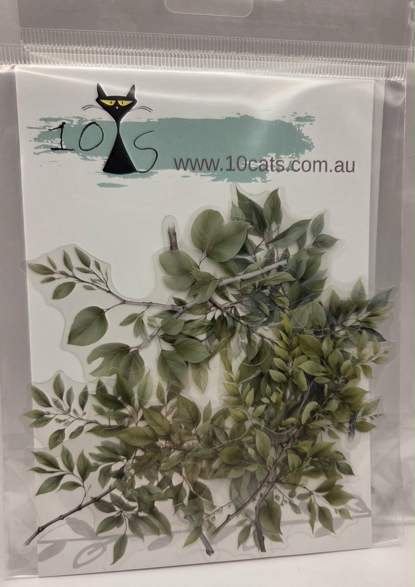 Clear Stickers - Luscious Green Foliage