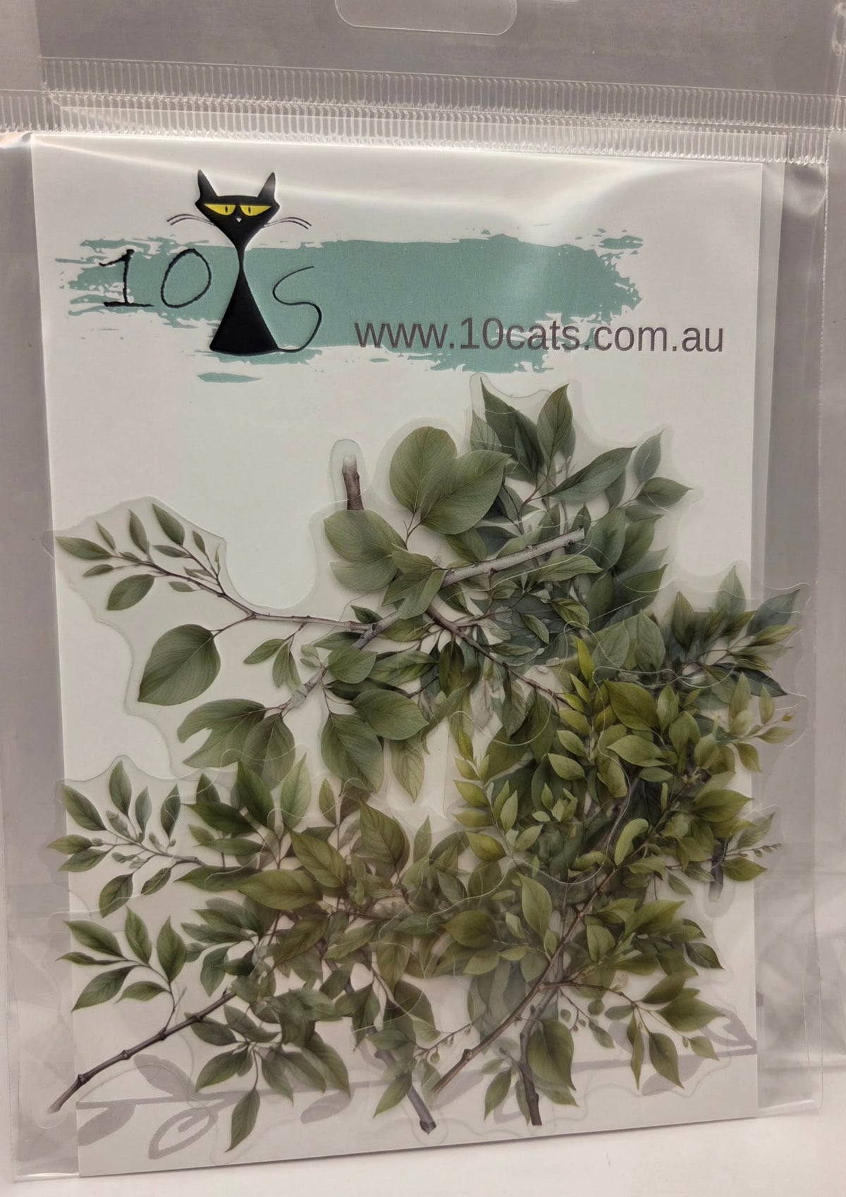 Clear Stickers - Luscious Green Foliage