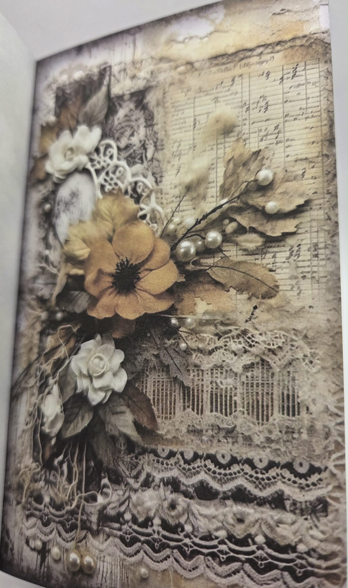 Mini Background Pad - Rustic Floral