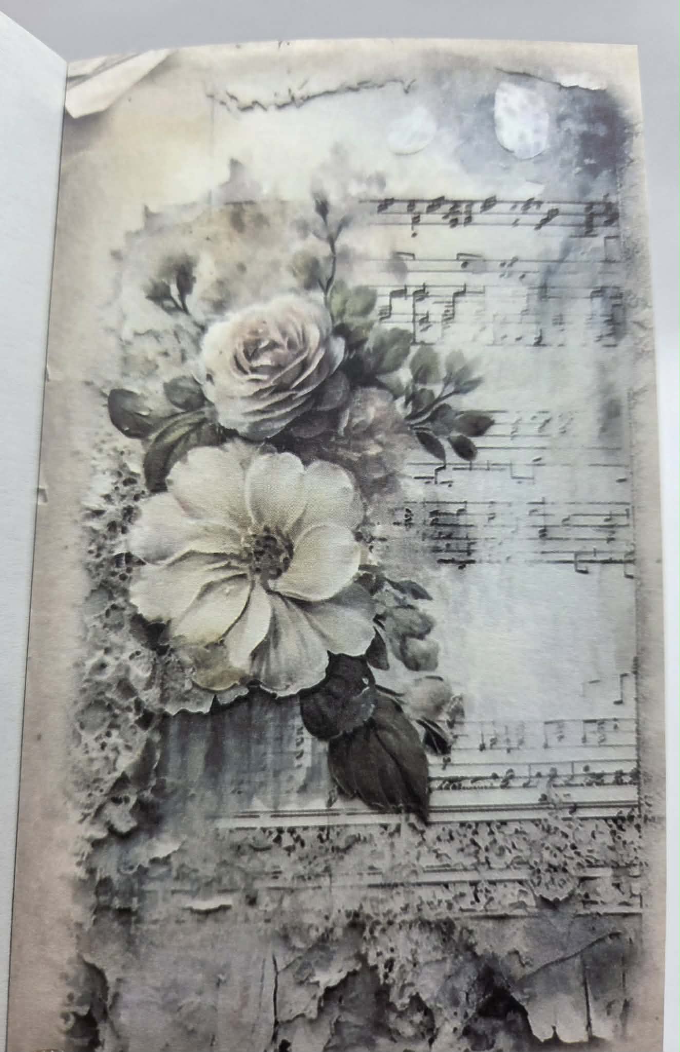Mini Background Pad - Shabby Floral