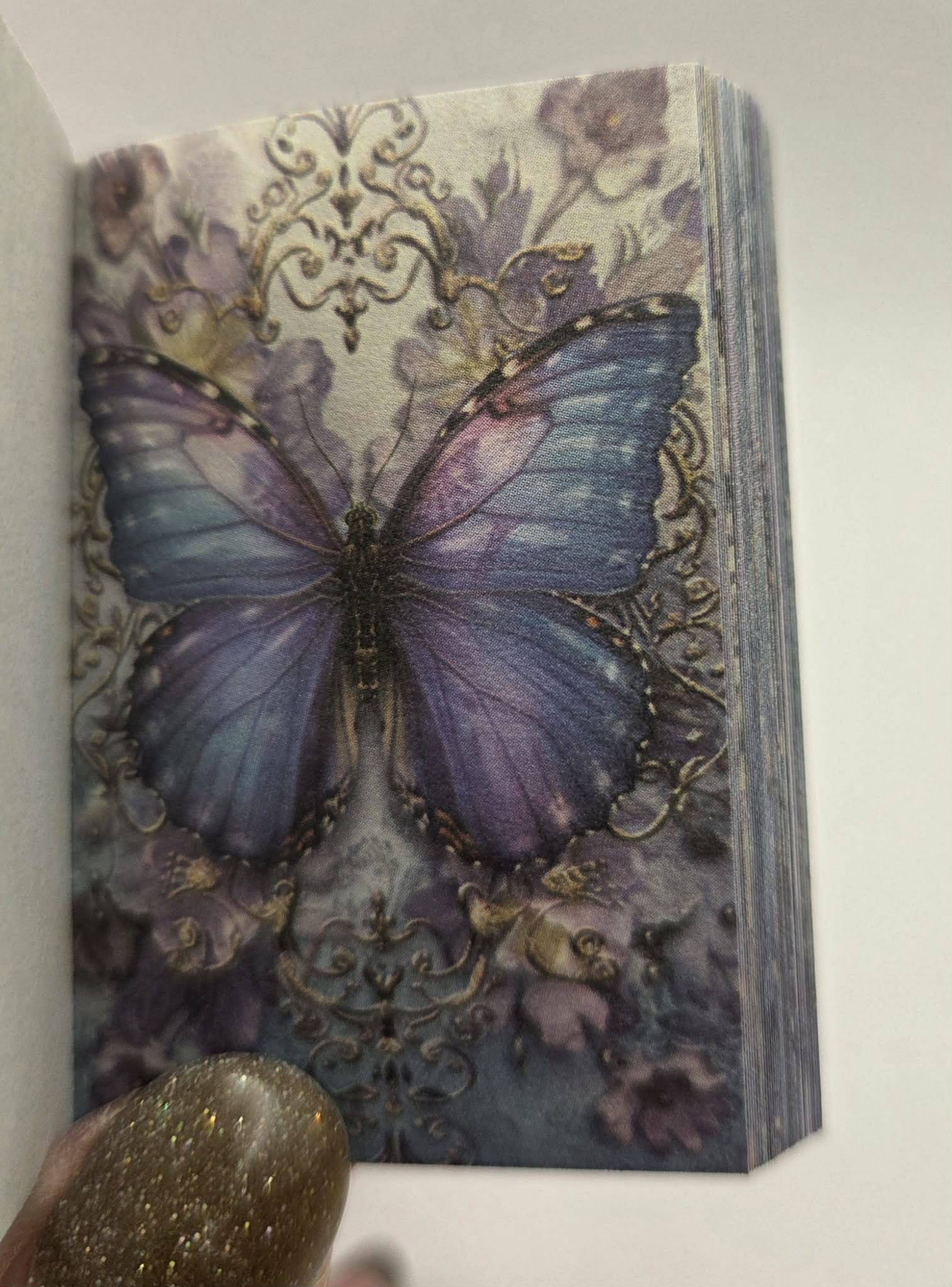 Mini Ephemera books - Purple Memories