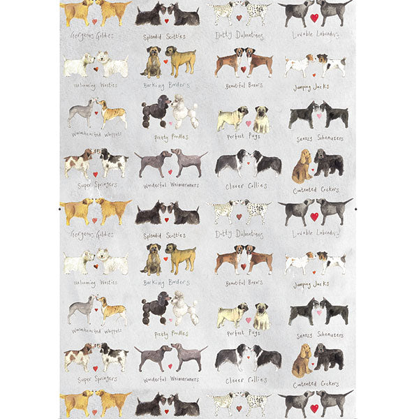 Alex Clark - Tea Towels - Delightful Dogs