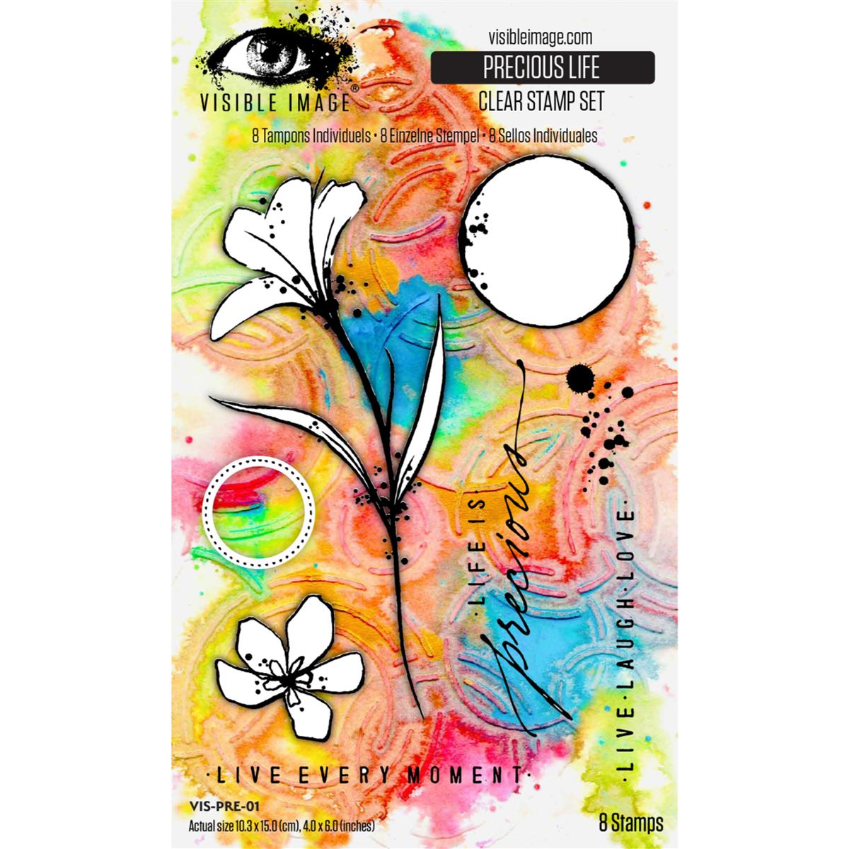 Visible Image clear stamps - Precious Life