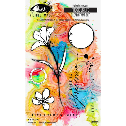 Visible Image clear stamps - Precious Life