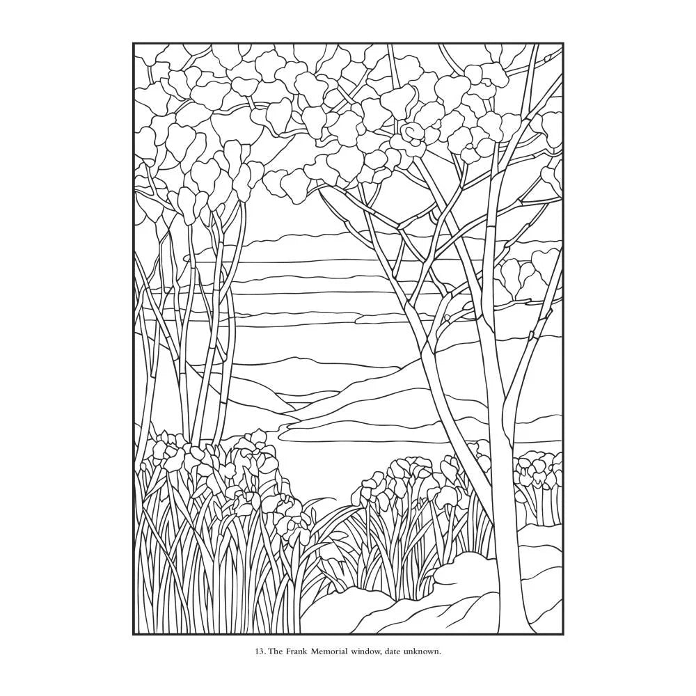 Dover Publications - Colour Your Own Tiffany Windows