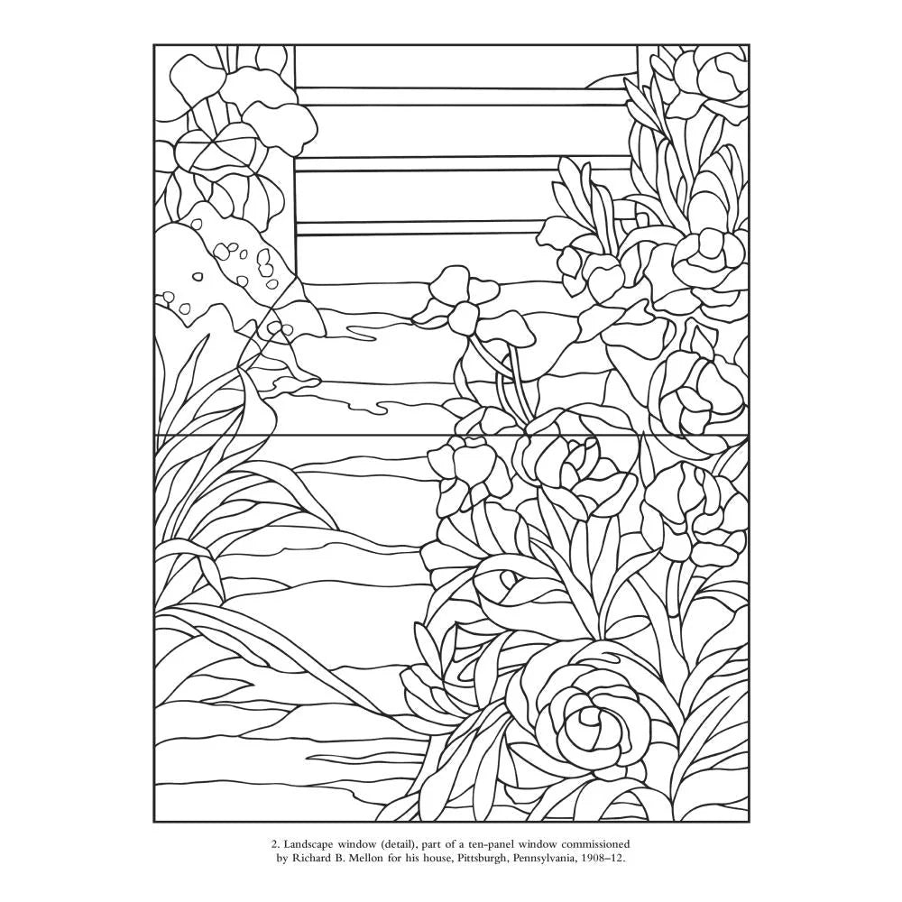 Dover Publications - Colour Your Own Tiffany Windows