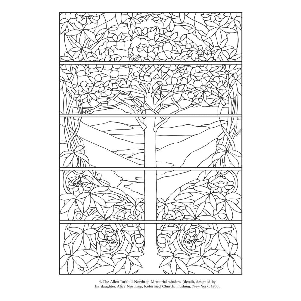 Dover Publications - Colour Your Own Tiffany Windows