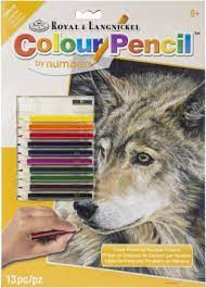 Colour Pencil By Numbers - Curious Eyes