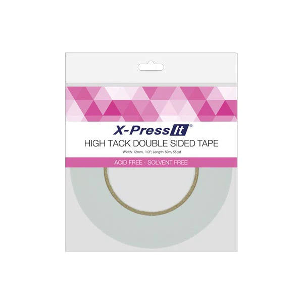 X-Press It - High Tack Double Sided Tape 12mm