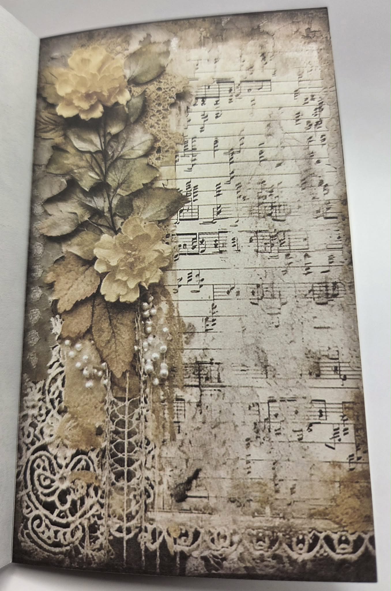 Mini Background Pad - Rustic Floral