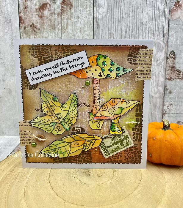 Woodware -Mushrooms - Clear Stamp Set