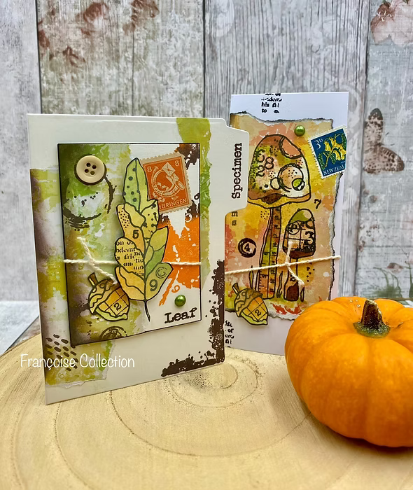 Woodware -Leaves - Clear Stamp Set