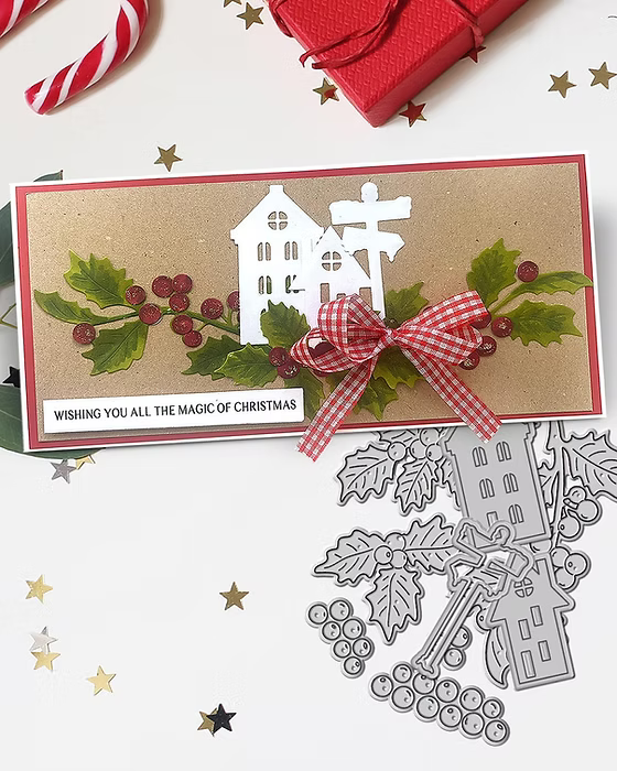 Poka Doodles Crafts - Craft Dies - Holly Berry