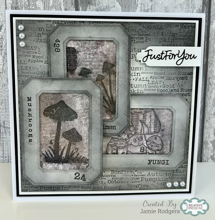 Woodware -Fungi Clear Stamp Set