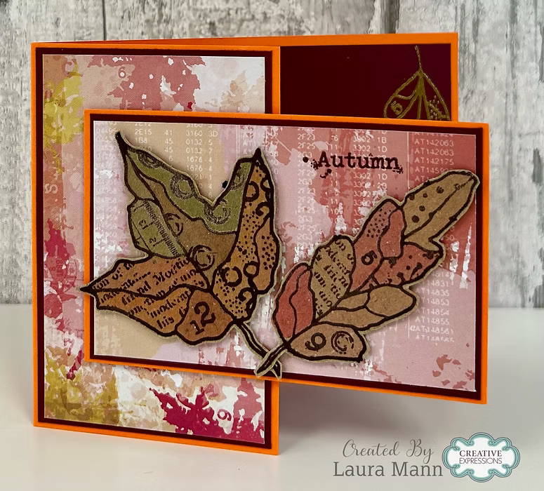 Woodware -Leaves - Clear Stamp Set