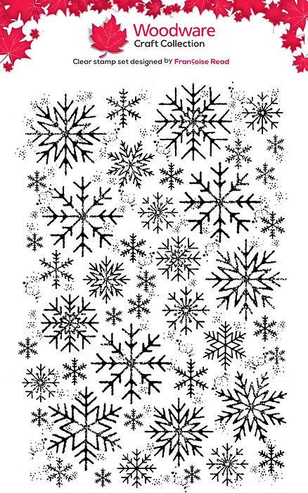 Woodware Craft Collection - Snowflake Shower