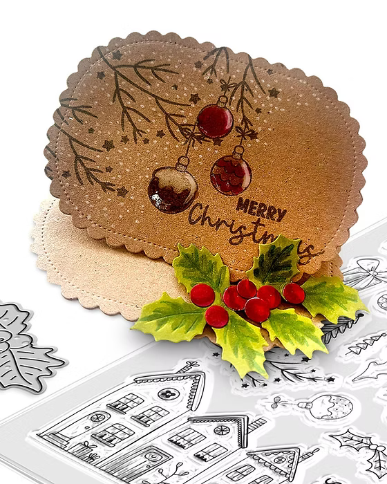 Poka Doodles Crafts - Craft Dies - Holly Berry