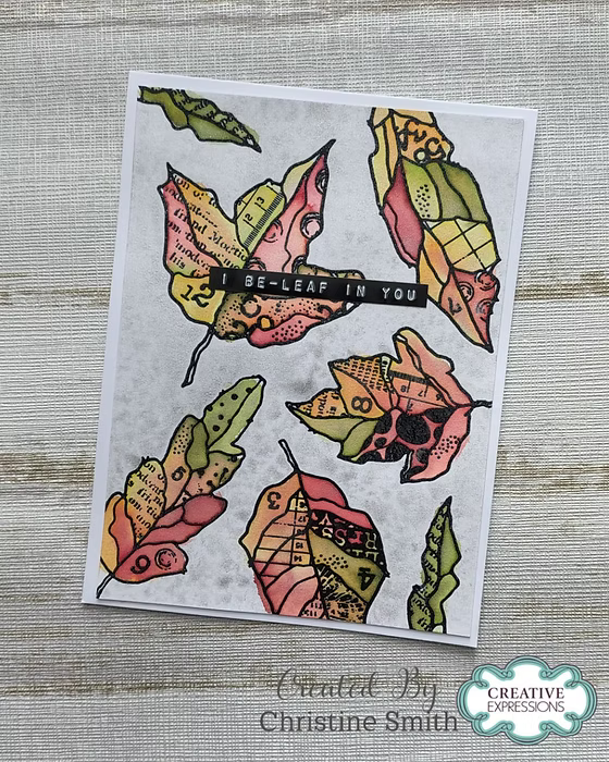 Woodware -Leaves - Clear Stamp Set