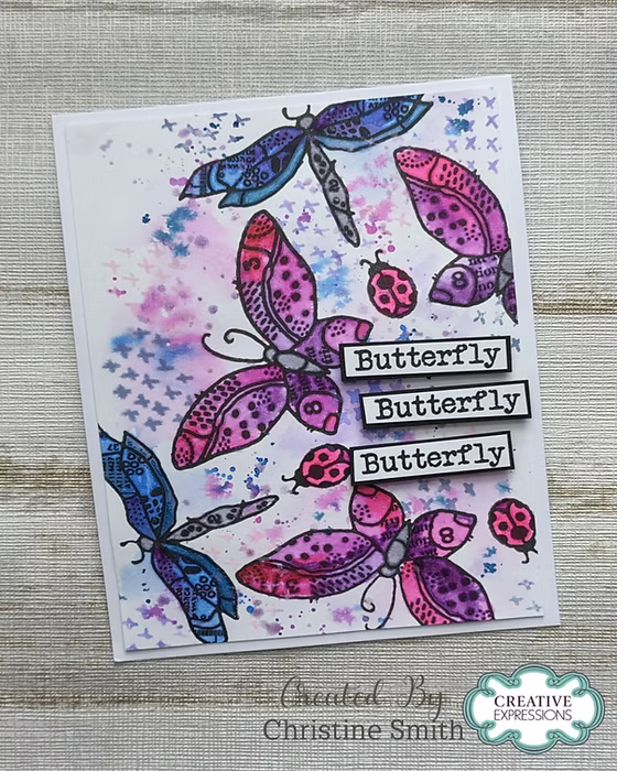 Woodware - Texture Samples - A6 Clear Stamp Set