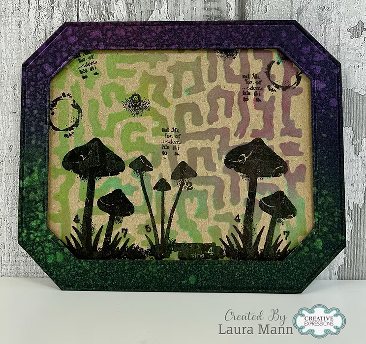 Woodware -Fungi Clear Stamp Set