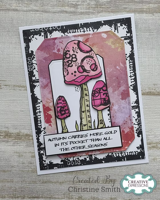 Woodware -Autumn Borders Clear Stamp Set