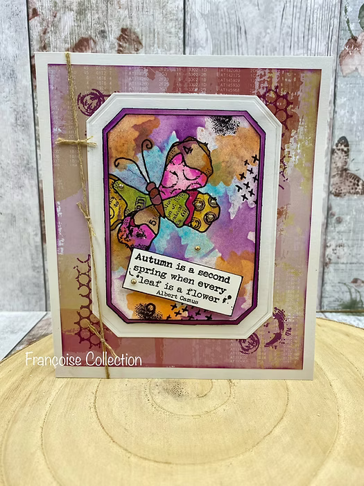 Woodware - Texture Samples - A6 Clear Stamp Set