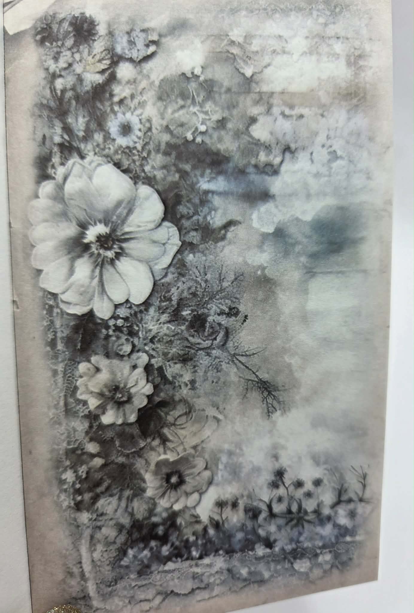 Mini Background Pad - Shabby Floral
