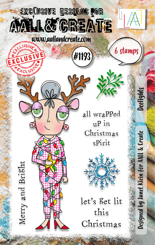AALL & CREATE - A7 Stamps - Deelights #1193