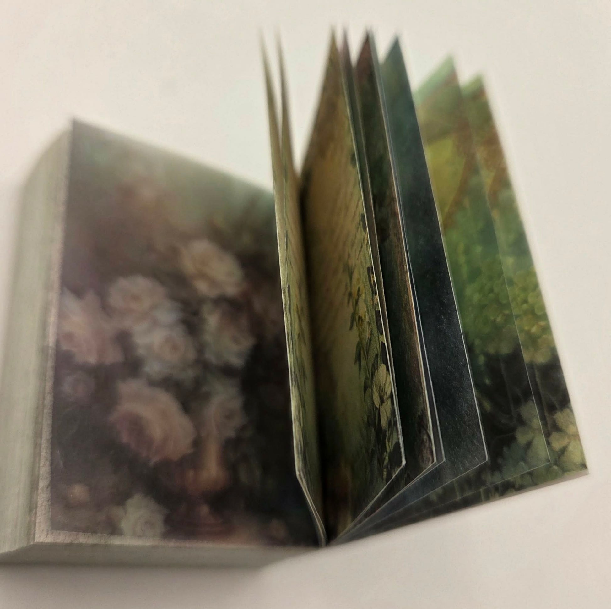 Mini Ephemera books - Green Forest Cabin