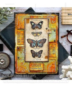 Stamp/Stencil - Stampers Anonymous - Mixed Media Papillion