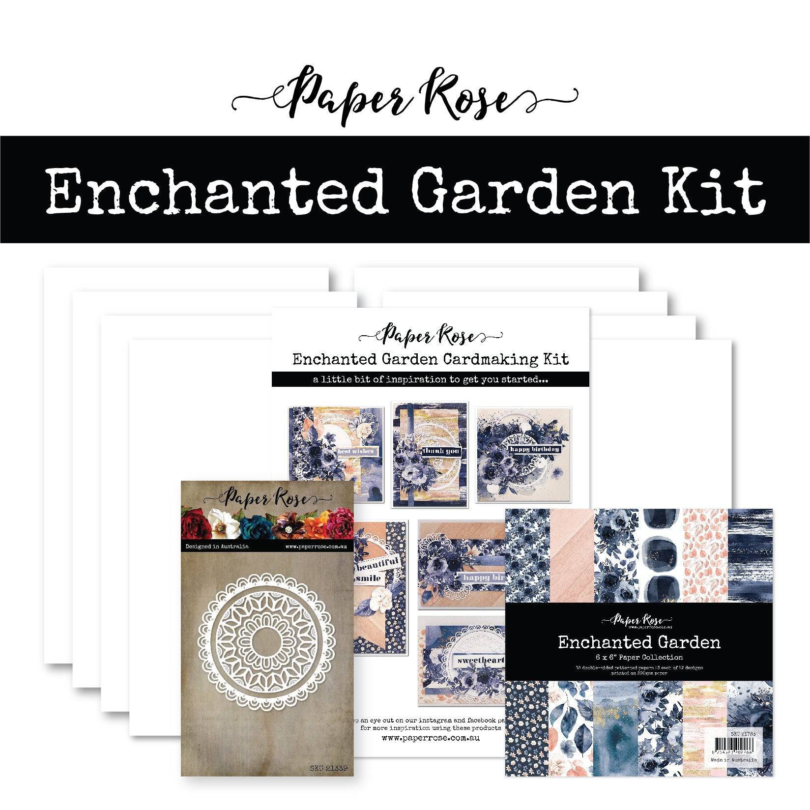 Paper Rose - Enchanted Garden Cardmaking Kit